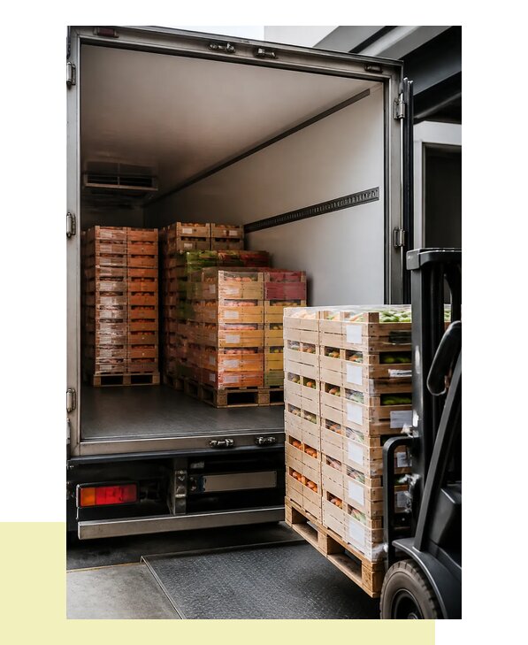 Перевозка сельхозпродукции на паллетах с доставкой в Протвино